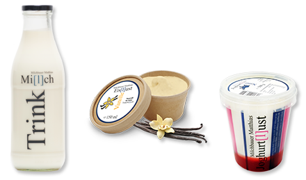 Milch Eis Joghurt
